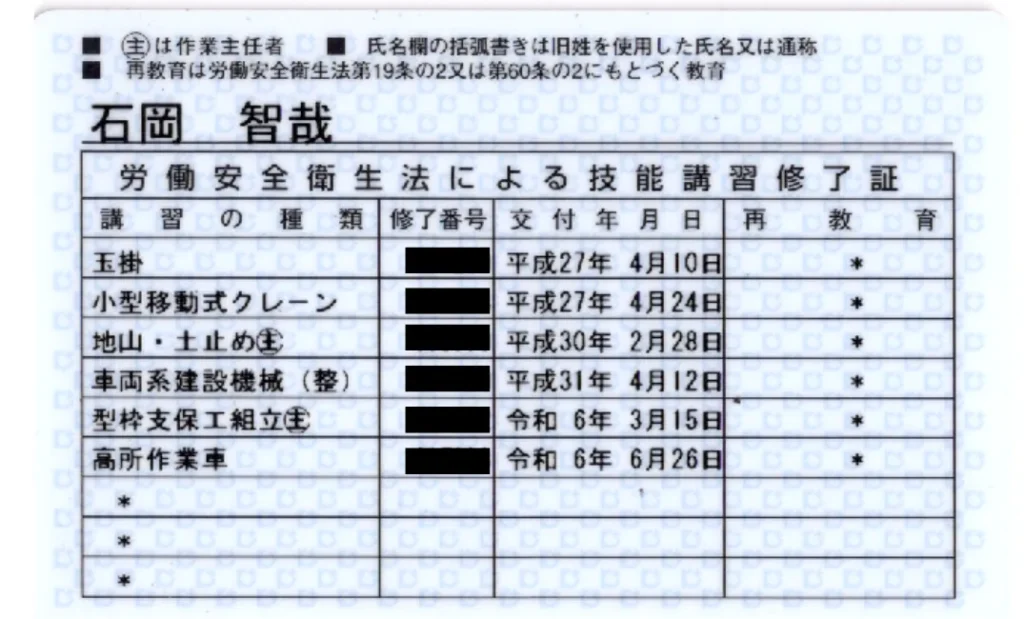 技能講習修了証1_裏