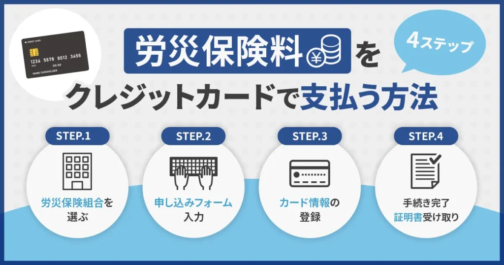 労災保険料をクレジットカードで支払う方法
